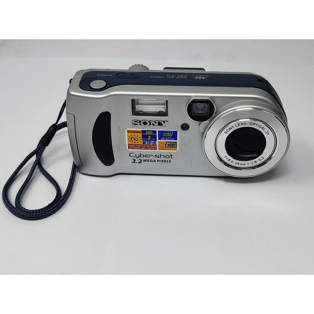 Sony Cyber-shot DSC-P71 3.2MP Digital Camera -  Tested Works 64mb Memory Stick